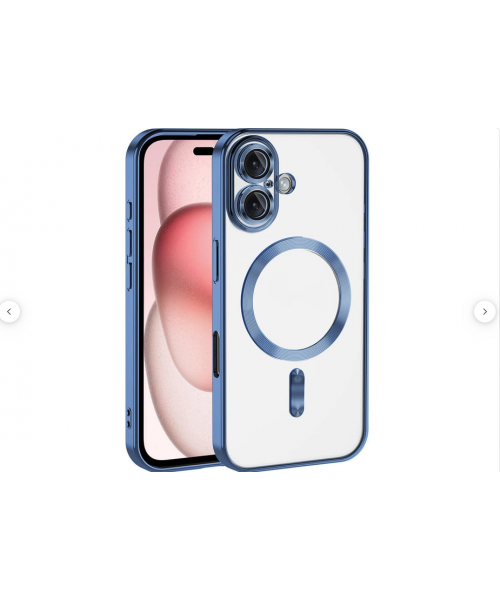 Siipro Back Cover Θηκη Σιλικονης Με Τζαμακι Καμερας Και Magsafe (Iphone 17 ) Aνοιχτό Mπλε