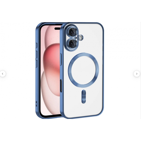 Siipro Back Cover Θηκη Σιλικονης Με Τζαμακι Καμερας Και Magsafe (Iphone 17 ) Aνοιχτό Mπλε