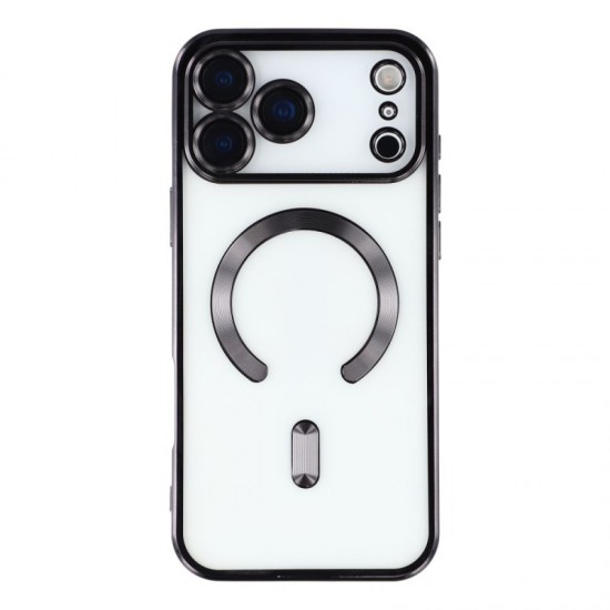 Siipro Back Cover Θηκη Σιλικονης Με Τζαμακι Καμερας Και Magsafe (Iphone 17 Pro Max)Μαύρο