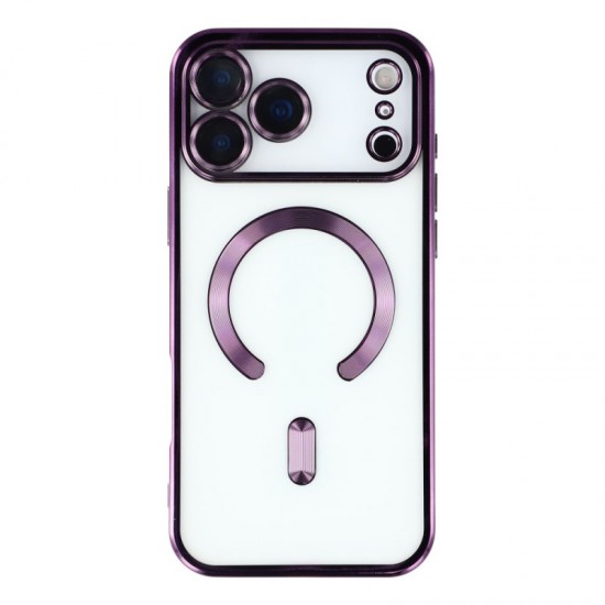 Siipro Back Cover Θηκη Σιλικονης Με Τζαμακι Καμερας Και Magsafe (Iphone 17 Pro Max)Μώβ