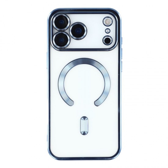 Siipro Back Cover Θηκη Σιλικονης Με Τζαμακι Καμερας Και Magsafe (Iphone 17 Pro Max ) Aνοιχτό Mπλε