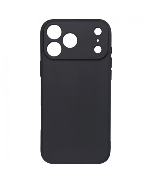 Matt Back Cover TPU Case Θήκη Black (iPhone 17 Pro)  Matt Back Cover TPU Case Θήκη Black (iPhone 17 Pro)