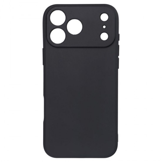 Matt Back Cover TPU Case Θήκη Black (iPhone 17 Pro Max)  Matt Back Cover TPU Case Θήκη Black (iPhone 17 Pro Max)