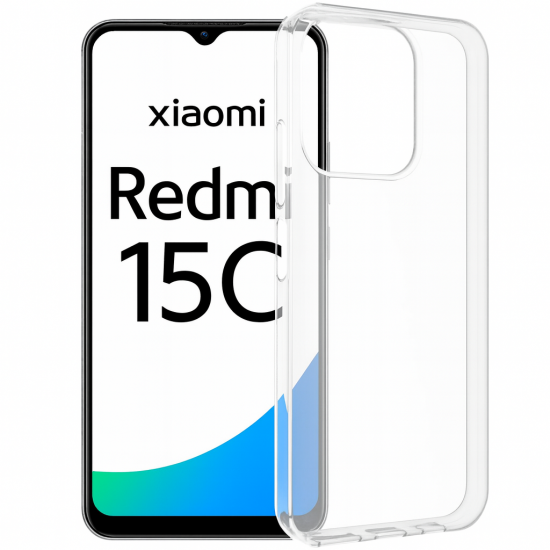 Θήκη Σιλικόνης Back Cover Διάφανη 1.5mm –REDMI 15C