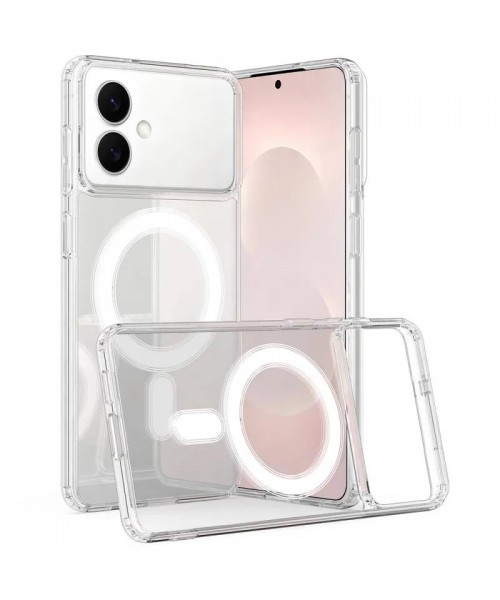 Θήκη Σιλικόνης Διάφανη με MagSafe για Samsung Galaxy S26 EDGE – Λεπτή & Ανθεκτική