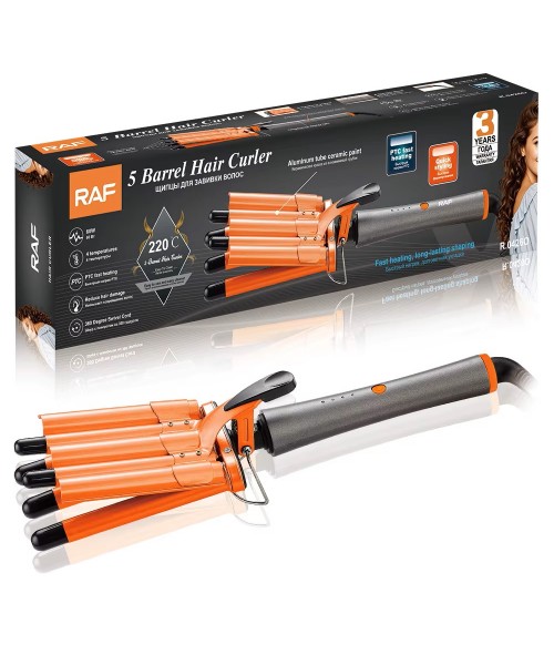 RAF R04260 5 Θυρίδων για Επαγγελματικές Μπούκλες με Γρήγορη Θέρμανση και Ρυθμιζόμενη Θερμοκρασία