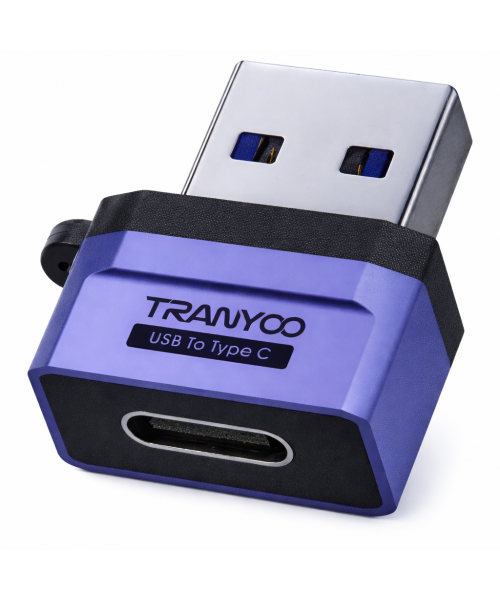 TRANYOO USB σε Type-C Αντάπτορας T-E23– Μετατροπέας USB-A σε USB-C για Φόρτιση & Μεταφορά Δεδομένων