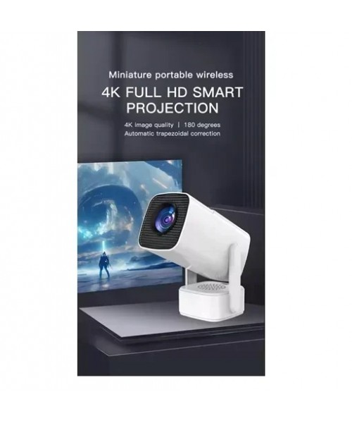 Φορητός Προτζέκτορας - Mini Projector με Ανάλυση Ultra 4K και WiFi σε Λευκό Φορητός Προτζέκτορας - Mini Projector με Ανάλυση Ultra 4K και WiFi σε Λευκό