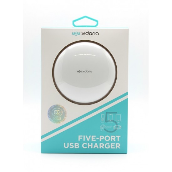 Φορτιστής Πολλαπλών Θυρών X-Doria - 5 Θύρες USB (Five-Port USB Charger)