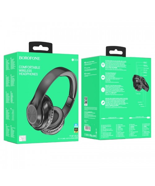 Ακουστικά Borofone BO24 Gratified bluetooth μαύρα