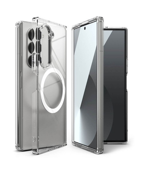 Magsafe Back Cover Σιλικόνης Διάφανο Samsung Galaxy Z Fold 5  Magsafe Back Cover Σιλικόνης Διάφανο Samsung Galaxy Z Fold 5