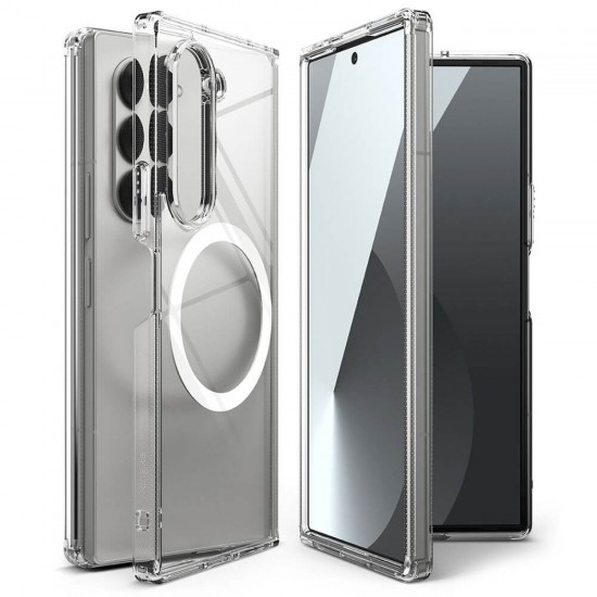 Magsafe Back Cover Σιλικόνης Διάφανο Samsung Galaxy Z Fold 5 Magsafe Back Cover Σιλικόνης Διάφανο Samsung Galaxy Z Fold 5