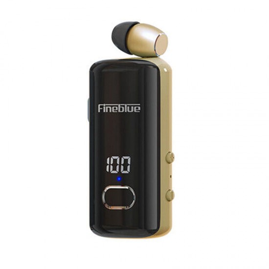 Fineblue F580 In-ear Bluetooth Handsfree Ακουστικό Χρυσό