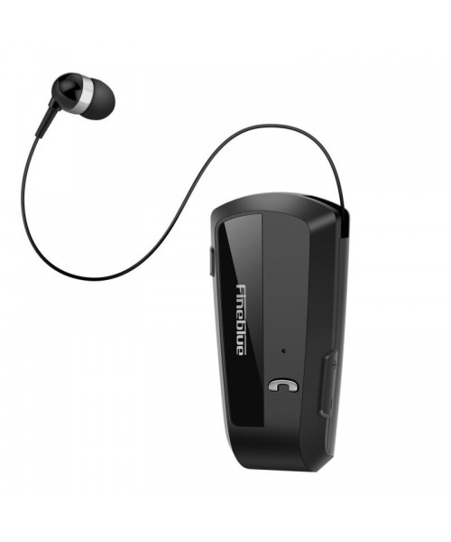 Ασύρματο ακουστικό Fineblue F990+ με κλιπ, Μαύρο