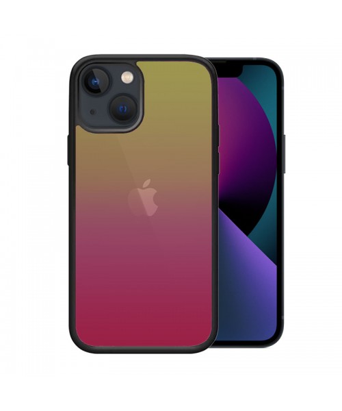 OEM θήκη Πλαστικό Gradient με μαύρο περίγραμμα για IPHONE 14 - Κετρίνο/Ροζ OEM θήκη Πλαστικό Gradient με μαύρο περίγραμμα για IPHONE 14 - Κετρίνο/Ροζ