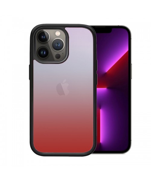 OEM θήκη Πλαστικό Gradient με μαύρο περίγραμμα για IPHONE 13 PRO MAX - Ροζ/Ασπρο OEM θήκη Πλαστικό Gradient με μαύρο περίγραμμα για IPHONE 13 PRO MAX - Ροζ/Ασπρο