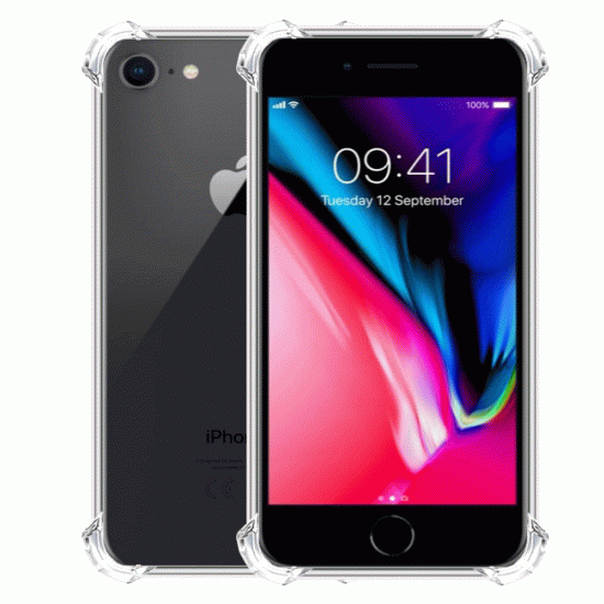 Unbreak Back Cover Σιλικόνης Διάφανο για Iphone 8