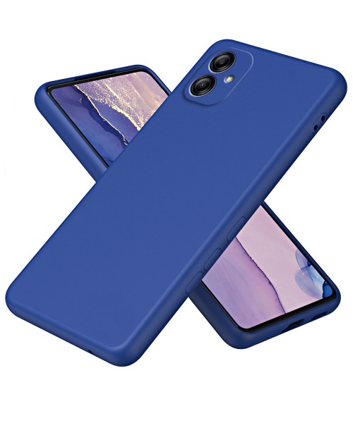 Siipro Case for Samsung Galaxy A04e Silicone TPU Soft Touch (Blue) Siipro Case for Samsung Galaxy A04e Silicone TPU Soft Touch (Blue)