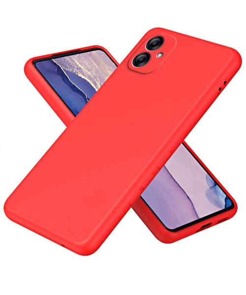 Siipro Case for Samsung Galaxy A04e Silicone TPU Soft Touch (Red) Siipro Case for Samsung Galaxy A04e Silicone TPU Soft Touch (Red)
