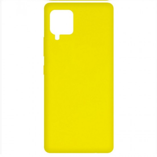 Siipro Case for Samsung Galaxy A42 5G Silicone TPU Soft Touch (Yellow)