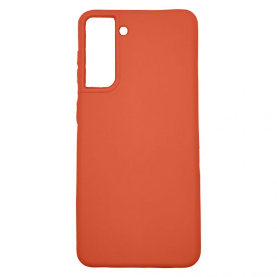 Siipro Case for Samsung Galaxy S21 Silicone TPU Soft Touch (Orange)