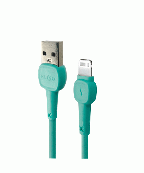 KLGO S7 2.4A 1M Fast Charging Lightning USB Data Cable - Green KLGO S7 2.4A 1M Fast Charging Lightning USB Data Cable - Green