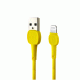 KLGO S7 2.4A 1M Fast Charging Lightning USB Data Cable - Yellow