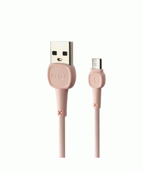 KLGO S7 2.4A 1M Fast Charging Micro USB Data Cable - Pink KLGO S7 2.4A 1M Fast Charging Micro USB Data Cable - Pink