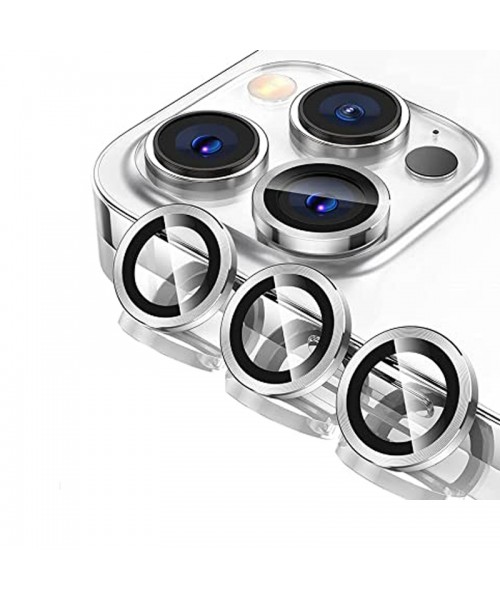 Προστασία Κάμερας Κινητών 3-σε-1 Tempered Glass for iPhone 14 Pro / 14 Pro Max Silver