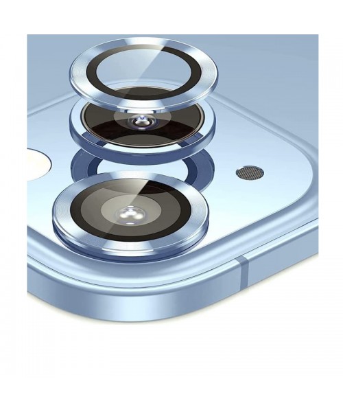 Προστασία Κάμερας Κινητών 3-σε-1 Tempered Glass for iPhone 14 /14 Plus Sierra Blue