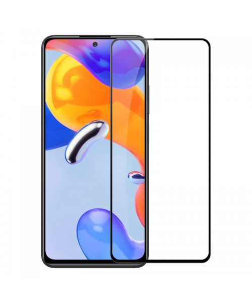 OEM FULL GLUE FULL FACE TEMPERED GLASS FOR XIAOMI REDMI NOTE 11 PRO - BLACK OEM FULL GLUE FULL FACE TEMPERED GLASS FOR XIAOMI REDMI NOTE 11 PRO - BLACK