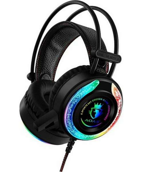 AOAS AS90 Over Ear Gaming Headset with Connection 3.5mm AOAS AS90 Over Ear Gaming Headset with Connection 3.5mm