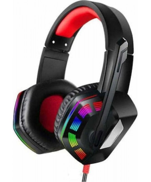 AOAS AS-70 Over Ear Gaming Headset with Connection 3.5mm Red AOAS AS-70 Over Ear Gaming Headset with Connection 3.5mm Red