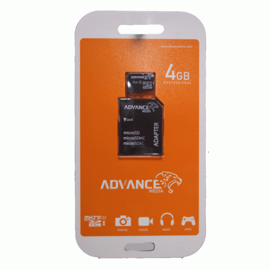 Κάρτα Μνήμης Advance Media Professional - 4Gb Κάρτα Μνήμης Advance Media Professional - 4Gb
