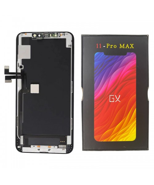 Οθόνη Lcd Και Μηχανισμός Αφής Iphone 11 Pro Max (GX) - Μαύρο Οθόνη Lcd Και Μηχανισμός Αφής Iphone 11 Pro Max (GX) - Μαύρο