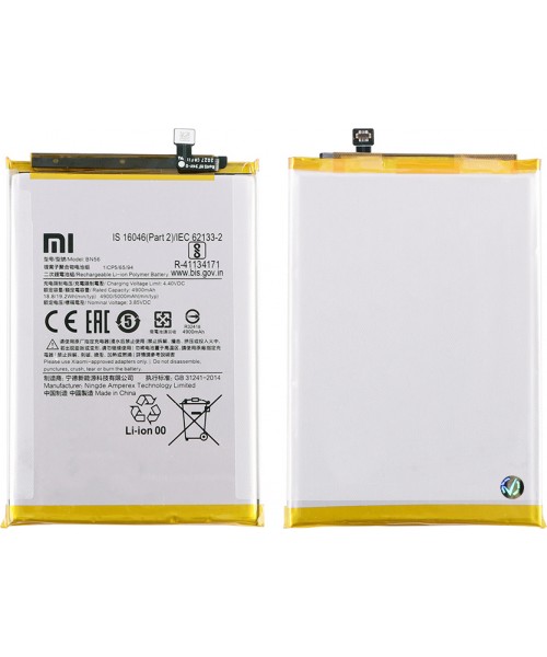 Xiaomi BN56 OEM Μπαταρία Αντικατάστασης 5000mAh για Redmi 9A Xiaomi BN56 OEM Μπαταρία Αντικατάστασης 5000mAh για Redmi 9A