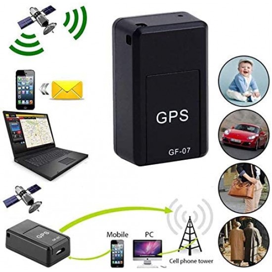 GPS GF-07 Ai Intelligent Noise Reduction, GPS Tracker Portable Real-Time Positioning Device