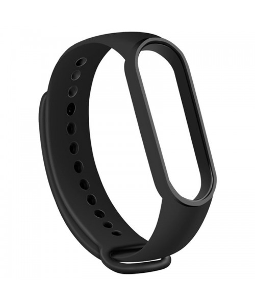 OEM Λουράκι Softband με Techonto Strap για Xiaomi Mi Band 5/6 (Black)
