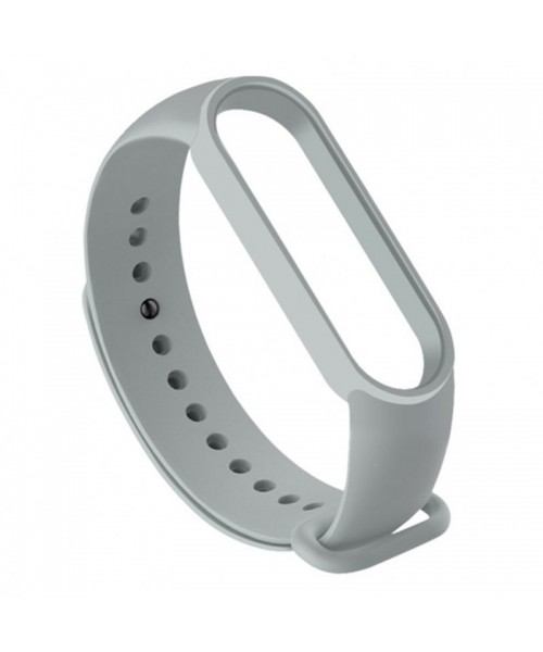 OEM Λουράκι Softband με Techonto Strap για Xiaomi Mi Band 5/6 (Grey)
