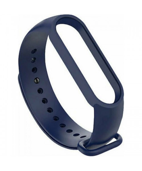 OEM Λουράκι Softband με Techonto Strap για Xiaomi Mi Band 5/6 (Dark Blue)