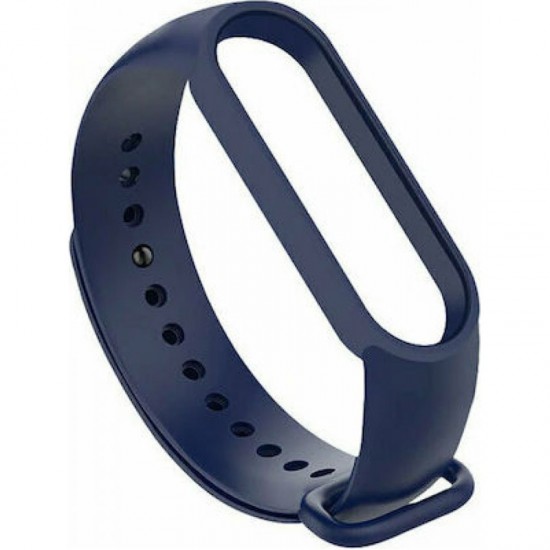 OEM Λουράκι Softband με Techonto Strap για Xiaomi Mi Band 5/6 (Dark Blue)