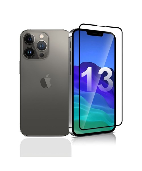OEM IPHONE 13 PRO FULL FACE ΚΑΙ FULL GLUE TEMPERED GLASS SCREEN PROTECTOR (6.1 INCH) - BLACK OEM IPHONE 13 PRO FULL FACE ΚΑΙ FULL GLUE TEMPERED GLASS SCREEN PROTECTOR (6.1 INCH) - BLACK