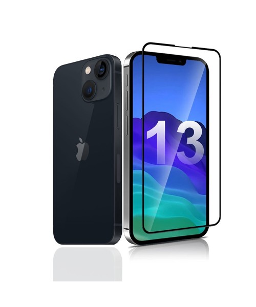 OEM IPHONE 13 FULL FACE ΚΑΙ FULL GLUE TEMPERED GLASS SCREEN PROTECTOR (6.1 INCH) - BLACK OEM IPHONE 13 FULL FACE ΚΑΙ FULL GLUE TEMPERED GLASS SCREEN PROTECTOR (6.1 INCH) - BLACK