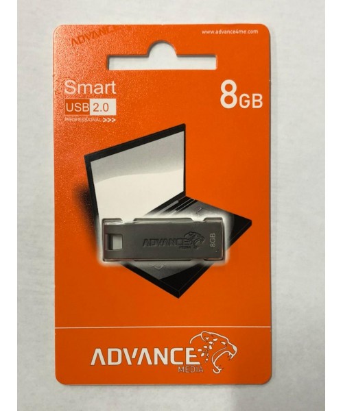  Usb Flash USB 2.0 Advance, αδιάβροχη, επαγγελματικής σειράς, μεταλλικό πλαίσιο- 8Gb