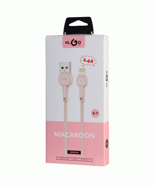 KLGO S7 2.4A 1M Fast Charging Micro USB Data Cable - Pink KLGO S7 2.4A 1M Fast Charging Micro USB Data Cable - Pink
