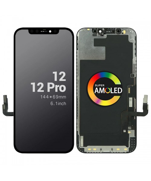 OEM Οθόνη Lcd Και Μηχανισμός Αφής Iphone 12 Pro (Amoled) - Μαύρο OEM Οθόνη Lcd Και Μηχανισμός Αφής Iphone 12 Pro (Amoled) - Μαύρο