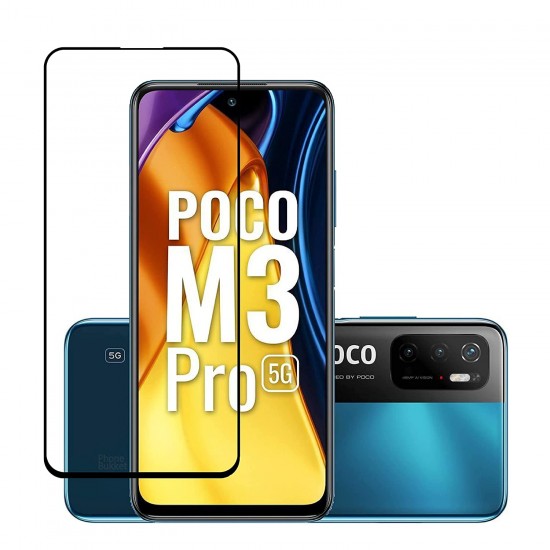 OEM FULL GLUE FULL FACE TEMPERED GLASS FOR XIAOMI POCOPHONE M3 PRO 5G - BLACK OEM FULL GLUE FULL FACE TEMPERED GLASS FOR XIAOMI POCOPHONE M3 PRO 5G - BLACK