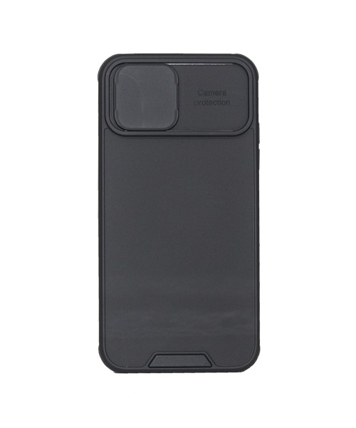 Oem σκληρή πίσω θήκη με ειδικό Slide camera cover για την προστασία της κάμερας για Iphone 11-Black
