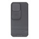 Oem σκληρή πίσω θήκη με ειδικό Slide camera cover για την προστασία της κάμερας για Iphone 13 Pro-Black