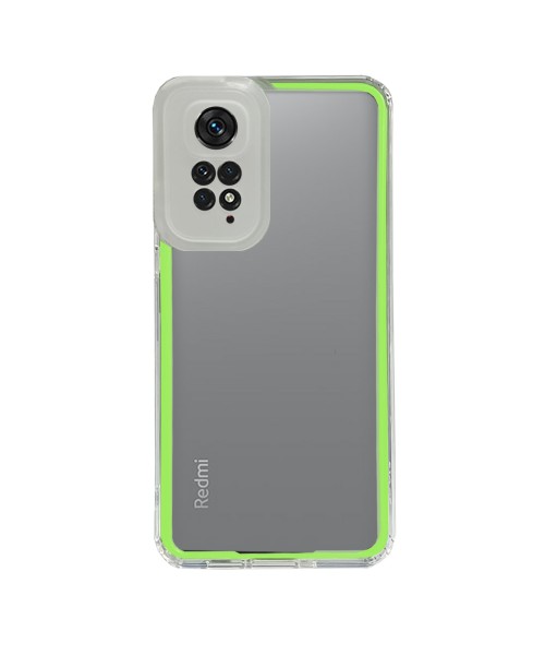 New Fashion removable Frame Clear Cover Colorful For Xiaomi Redmi Note 11 Pro - Green (OEM) New Fashion removable Frame Clear Cover Colorful For Xiaomi Redmi Note 11 Pro - Green (OEM)